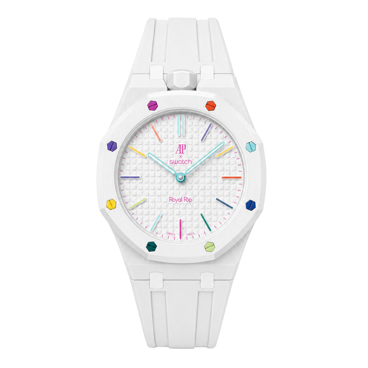 HUIT BLANC Rubber Strap